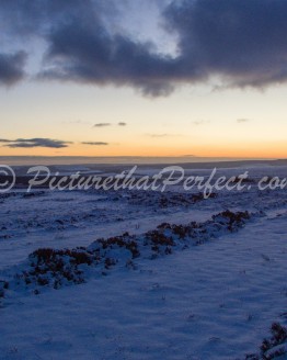 Ravenscar Moors Snow