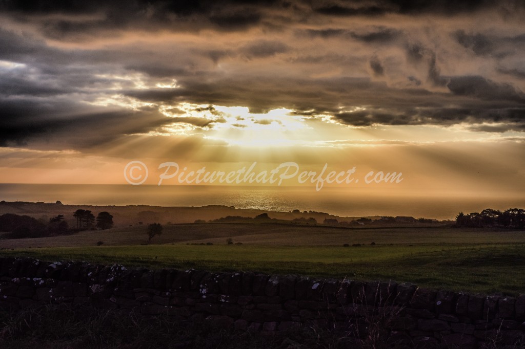 Ravenscar Misty Sunset