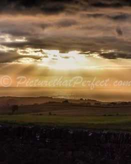 Ravenscar Misty Sunset