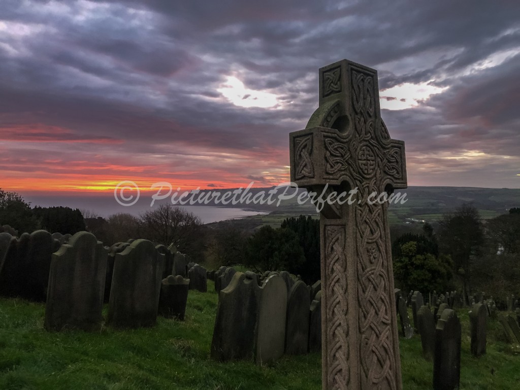 RHB sunset with Gravestones