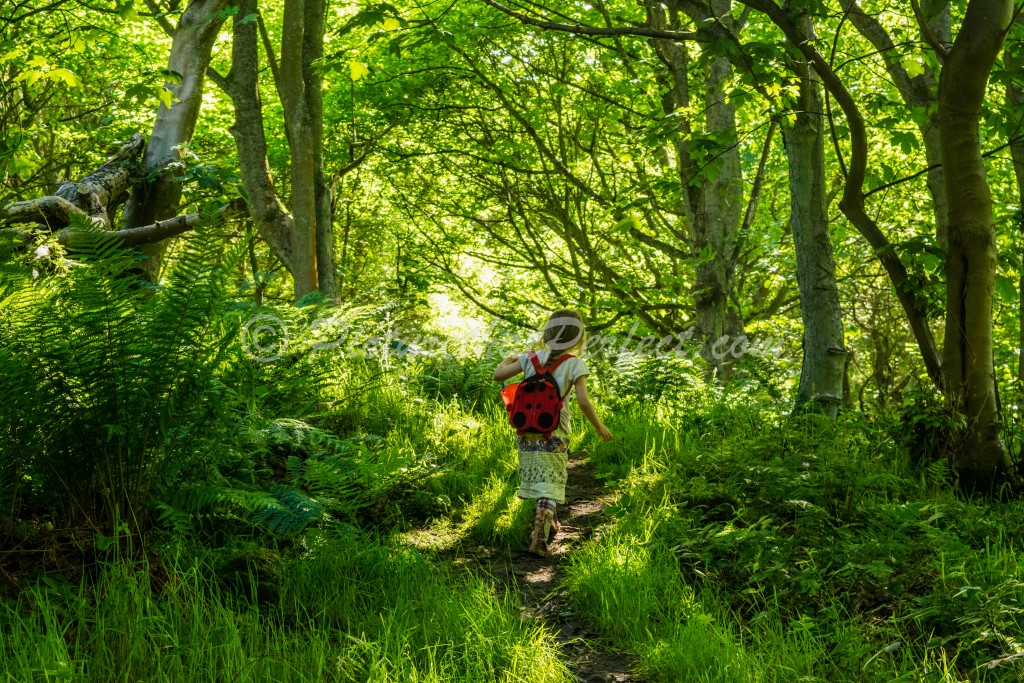 Girl in Woods