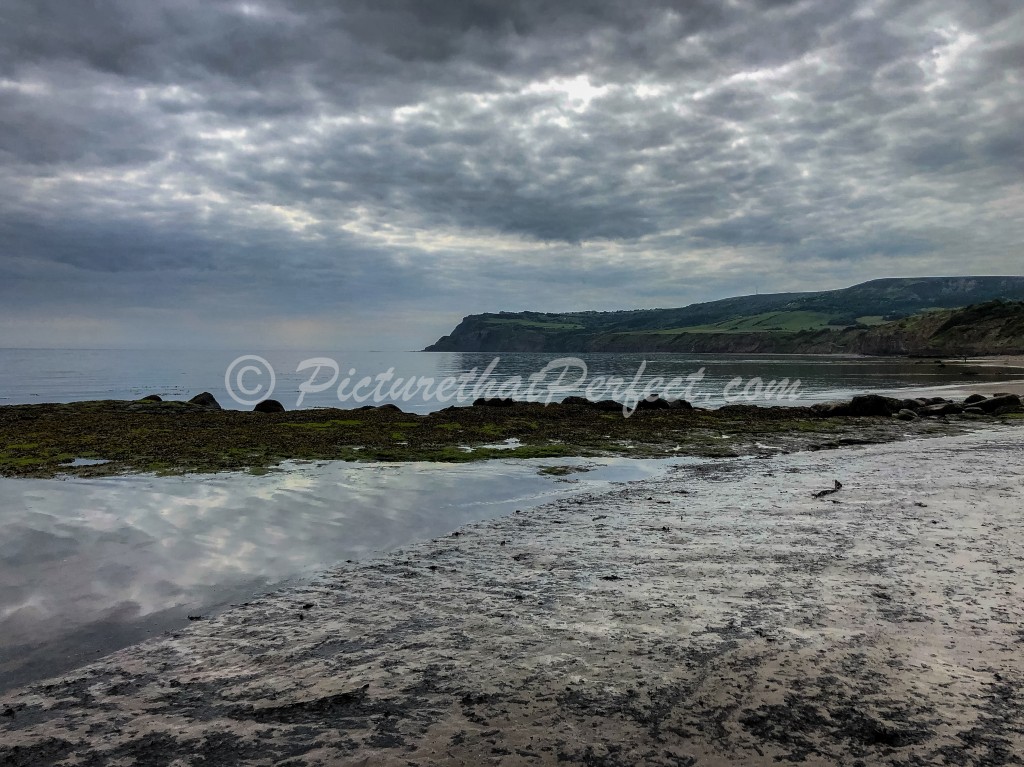 Robinhoods Bay Beach With Ravenscar