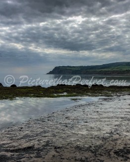 Robinhoods Bay Beach With Ravenscar