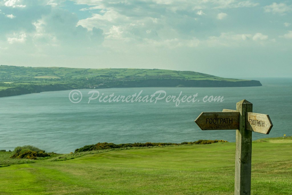 Ravenscar Footpath Sign