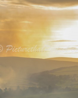 Fire on the Moors Sunset Cropped