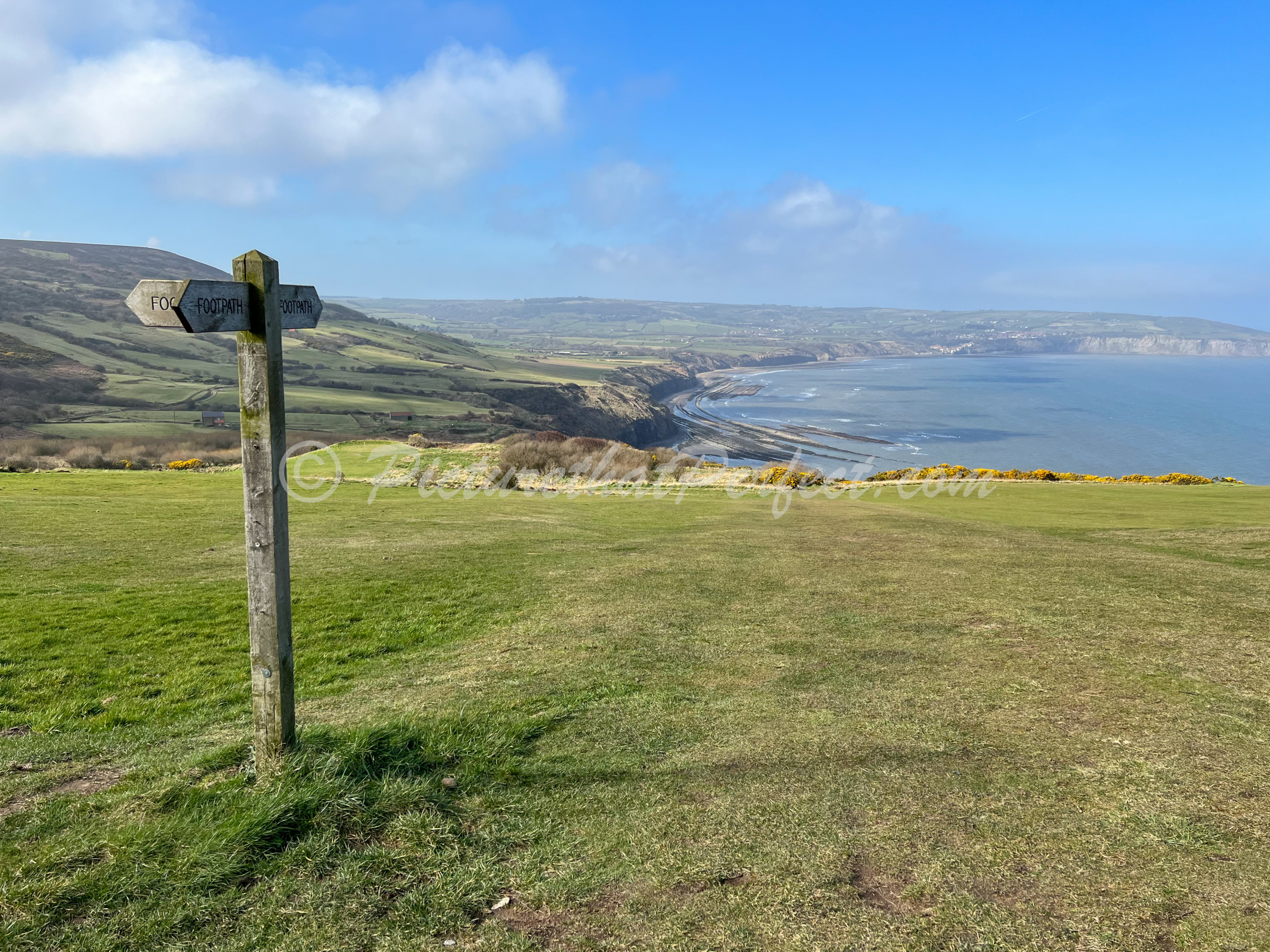 Ravenscar Footpath Sign2