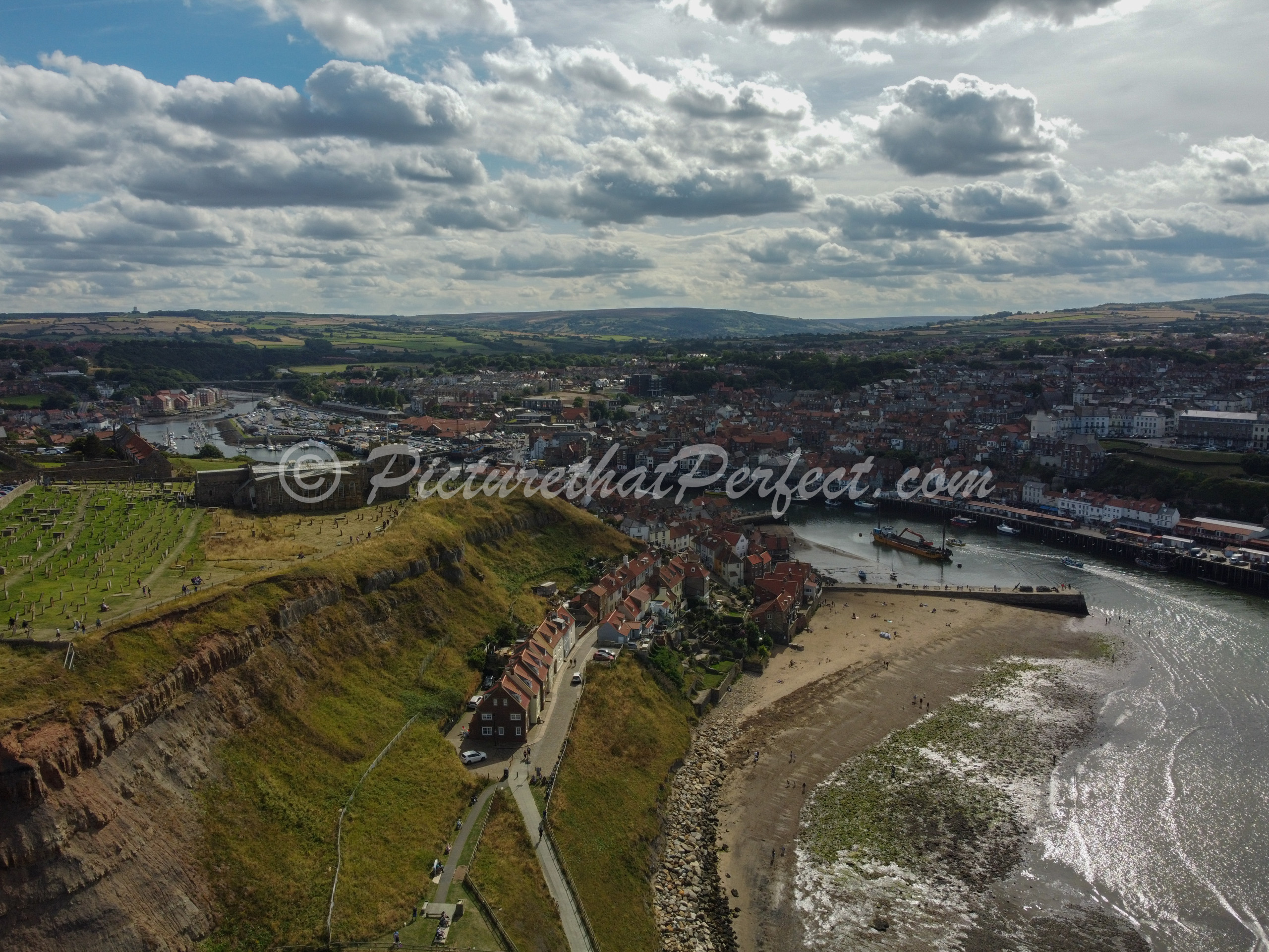 Whitby Harbour Aerial1