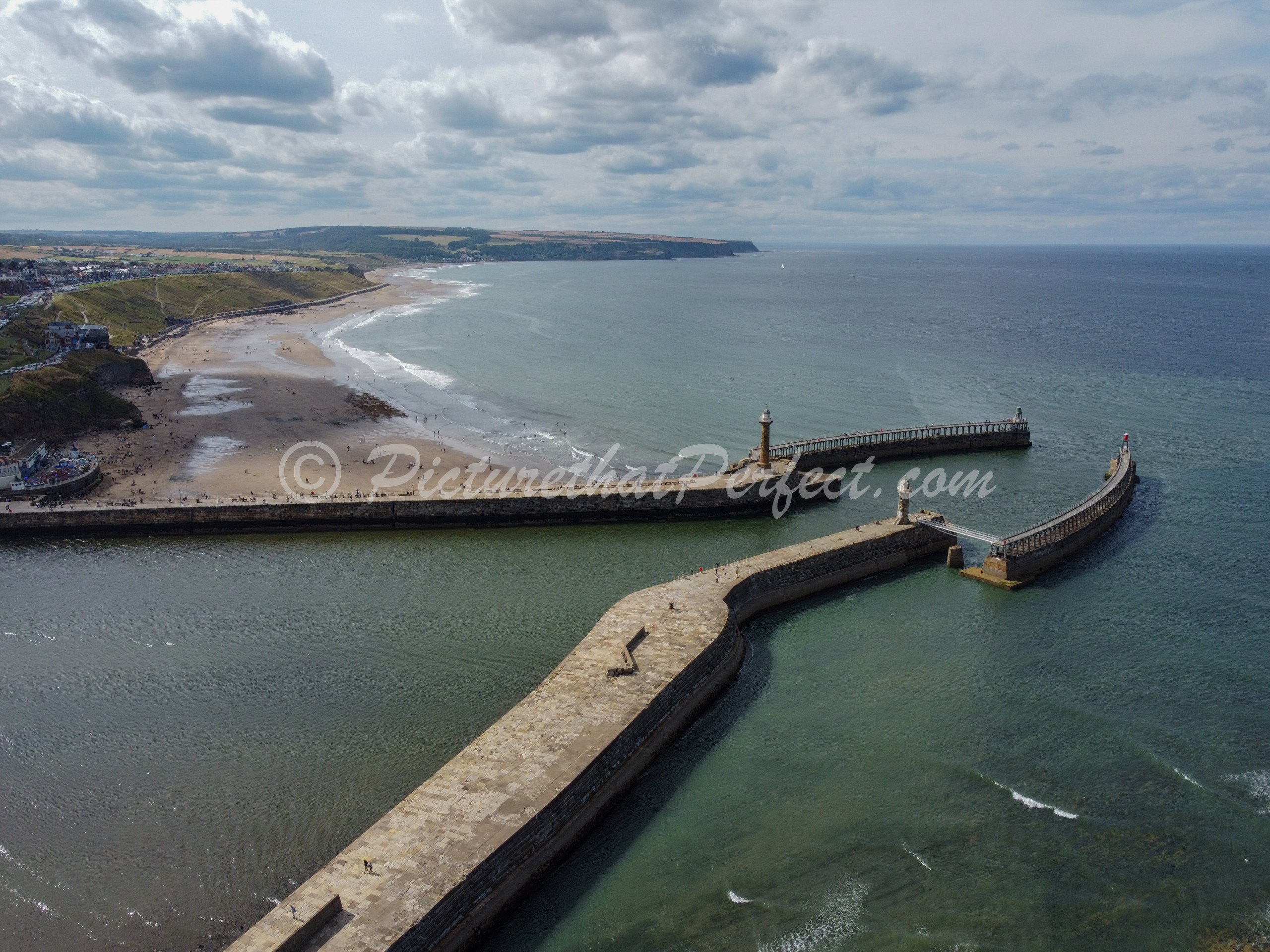 Whitby Harbour Aerial3