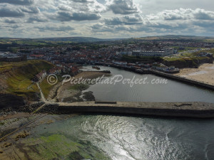 Whitby Harbour Aerial4