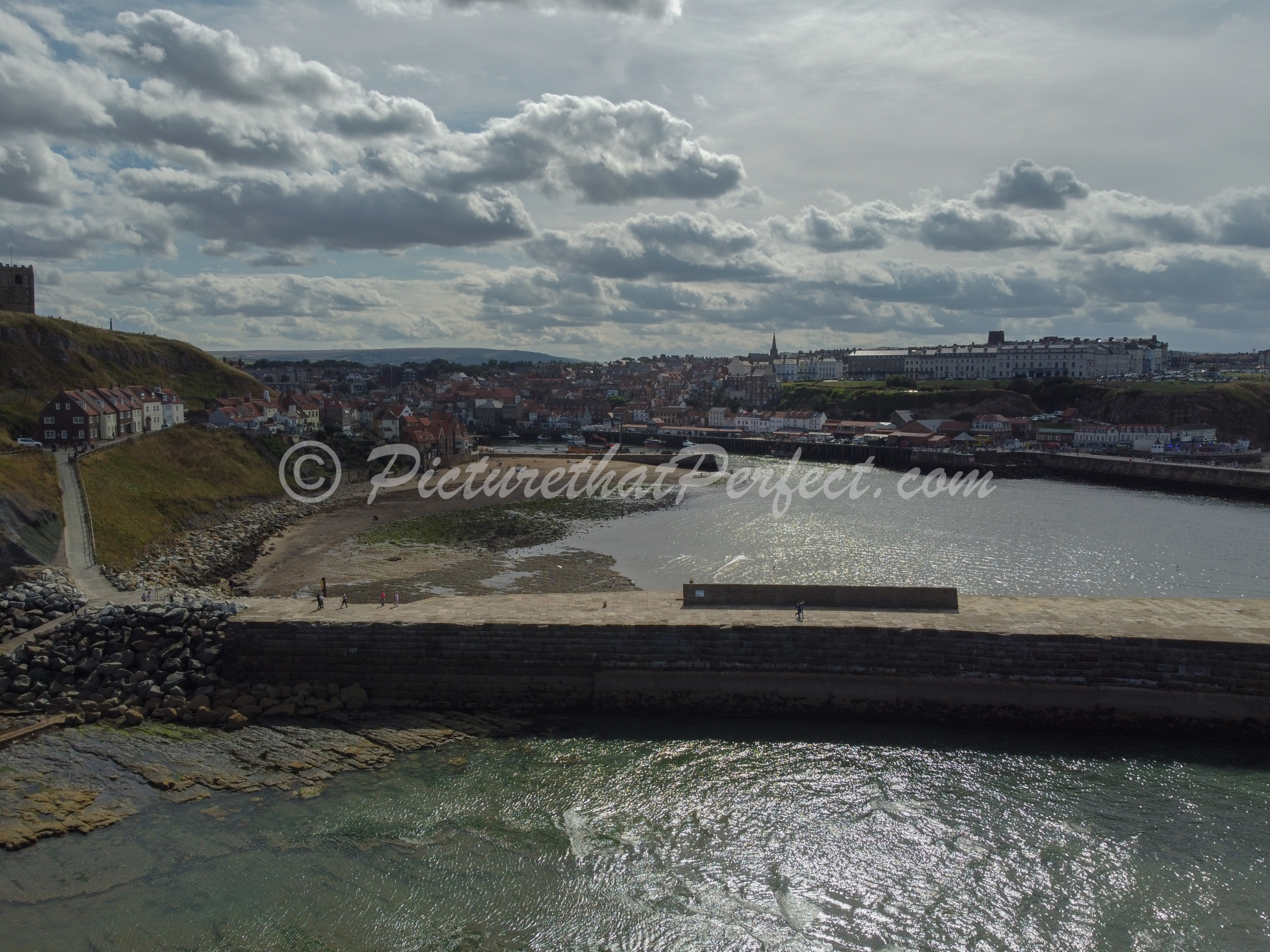Whitby Harbour Aerial7